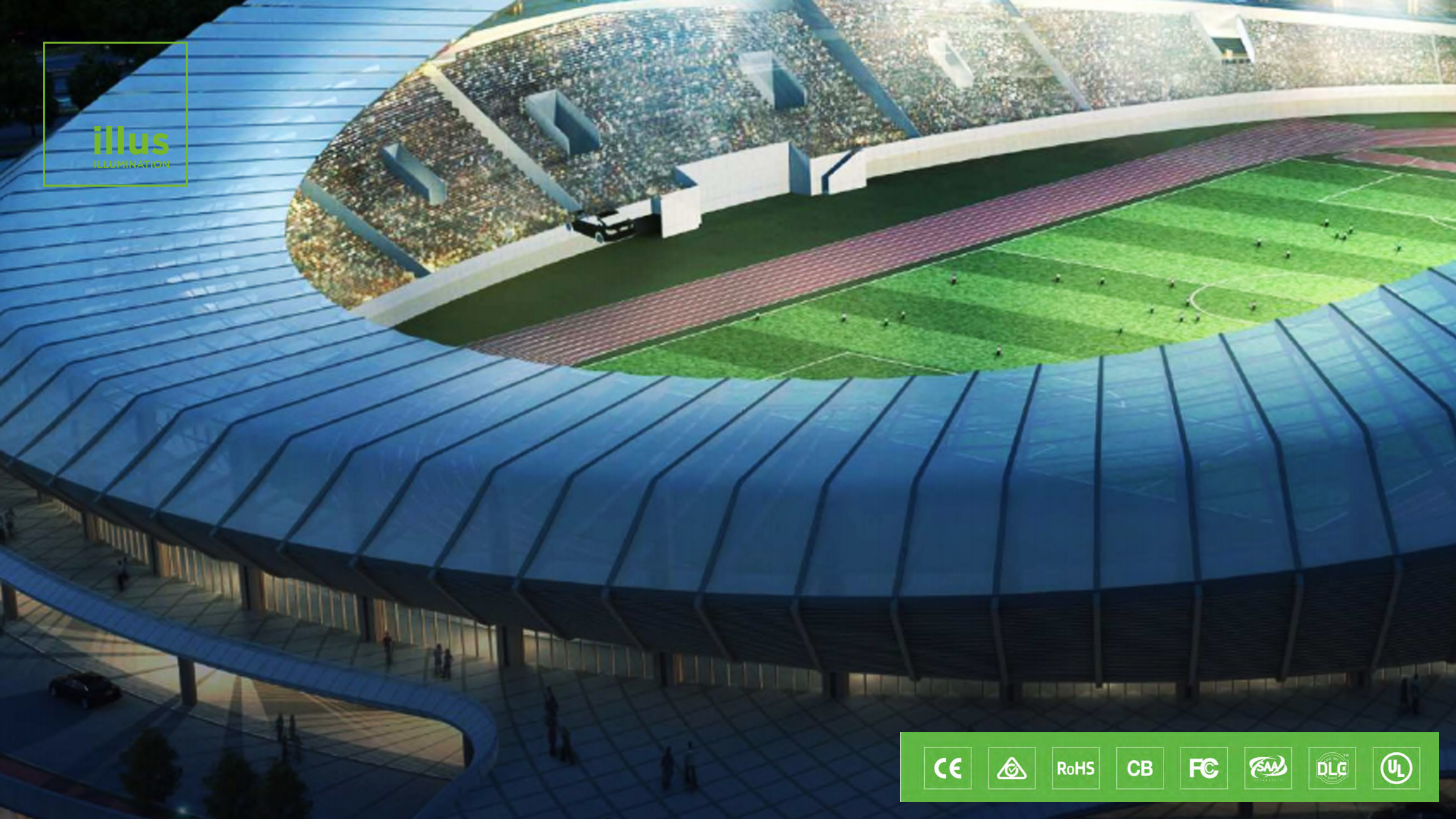 High-lumen LED football flood lights