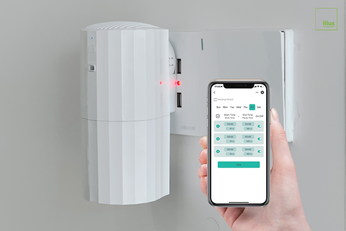 app controlled diffuser