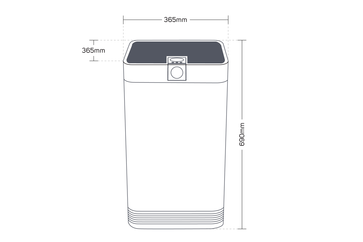 Smart Air Purifier For Extensive Coverage Area