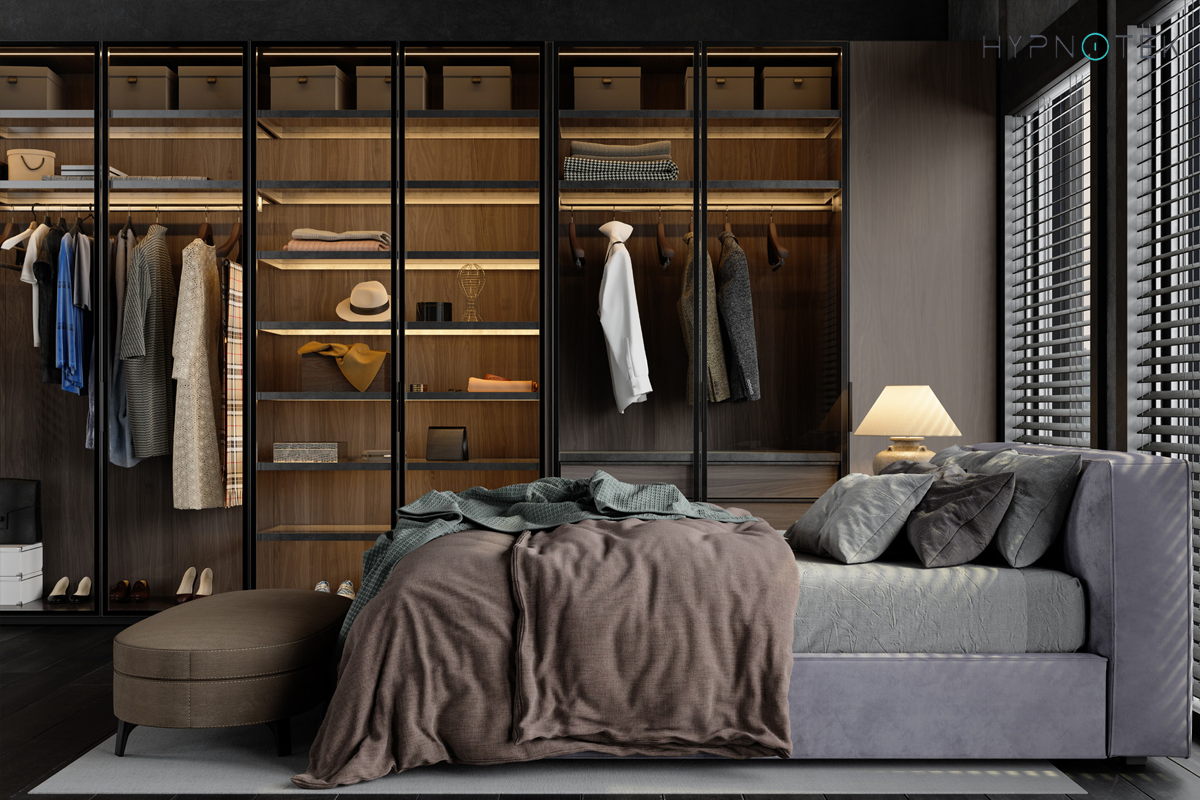 Cabinet lighting with motion sensor