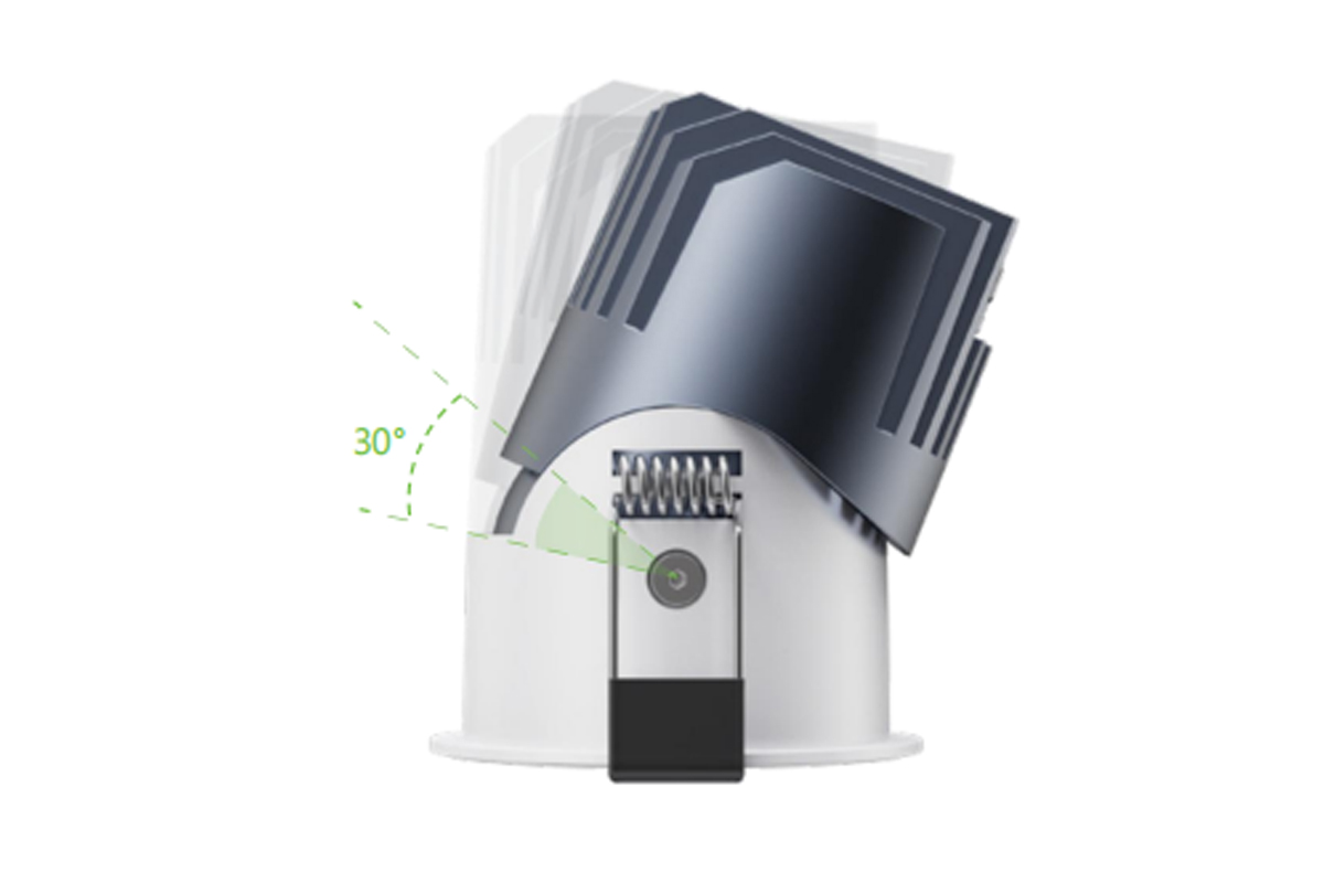 Adjustable Beam Control with Stepless Tilt