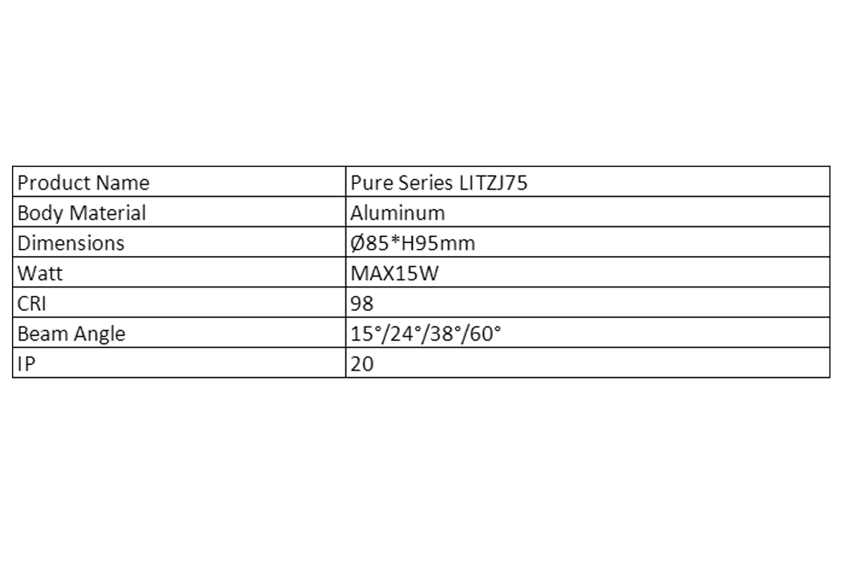 Pure Series — Light at Its Most Refined