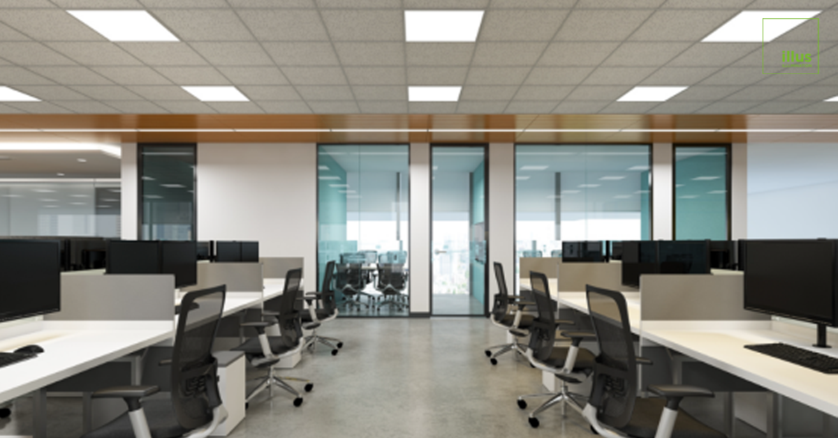Illuslighting-led-flat-luminaire-from-the-panel-series-in-office-space-applications