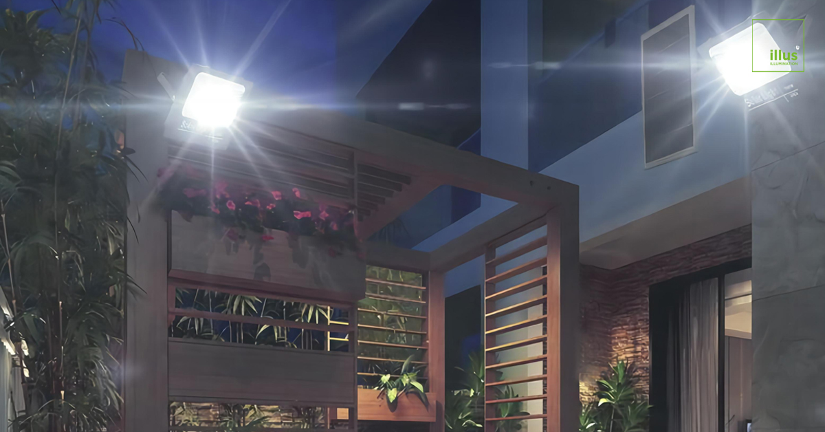 LED Solar Floodlight For Hotels