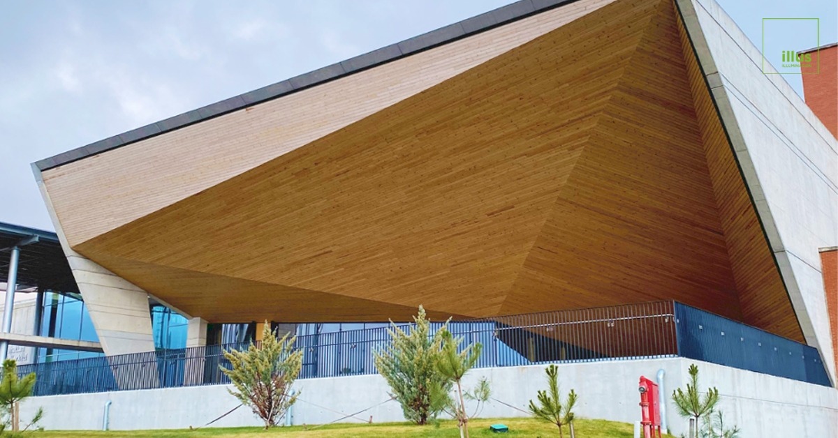 Illuslighting-rosy-dawn-series-led-wall-grazer-luminaire-apply-on-educational-centers